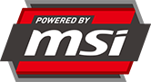 Powered by msi logo